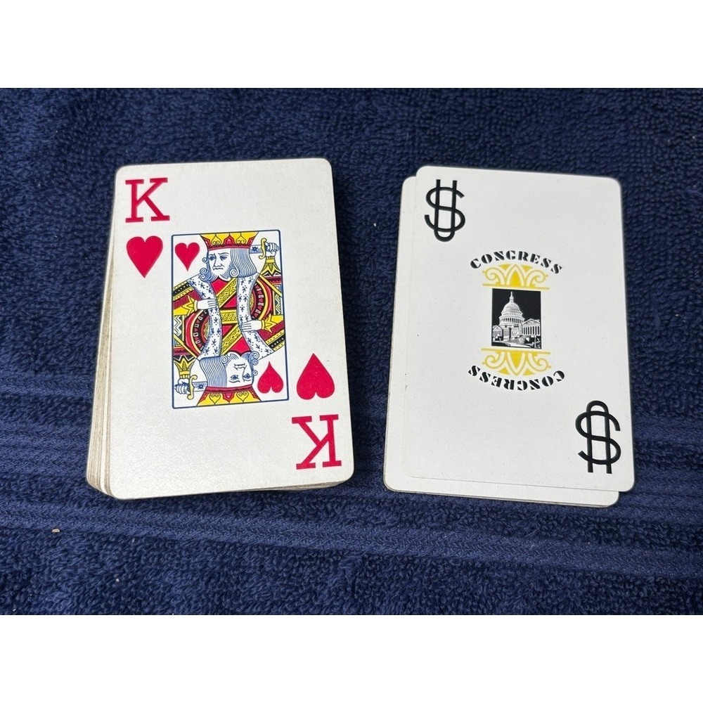 Vintage Congress Playing Cards 2 Decks Birds Cardinal Bluebird Gilded - Picture 4 of 6
